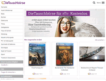 Tablet Screenshot of dietauschboerse.de